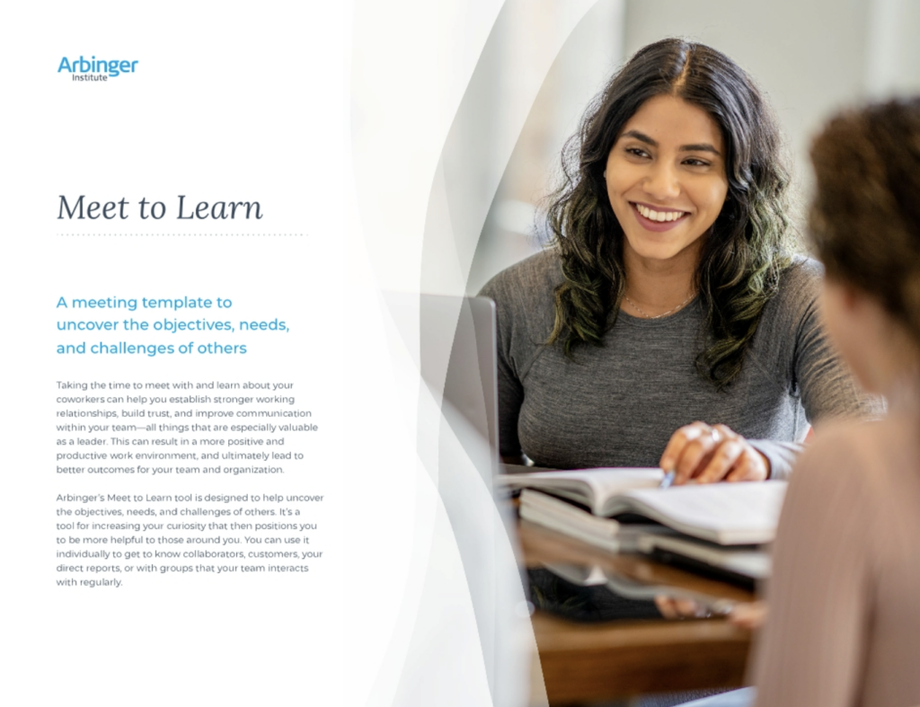 Humanity at Work tool - Meet to Learn