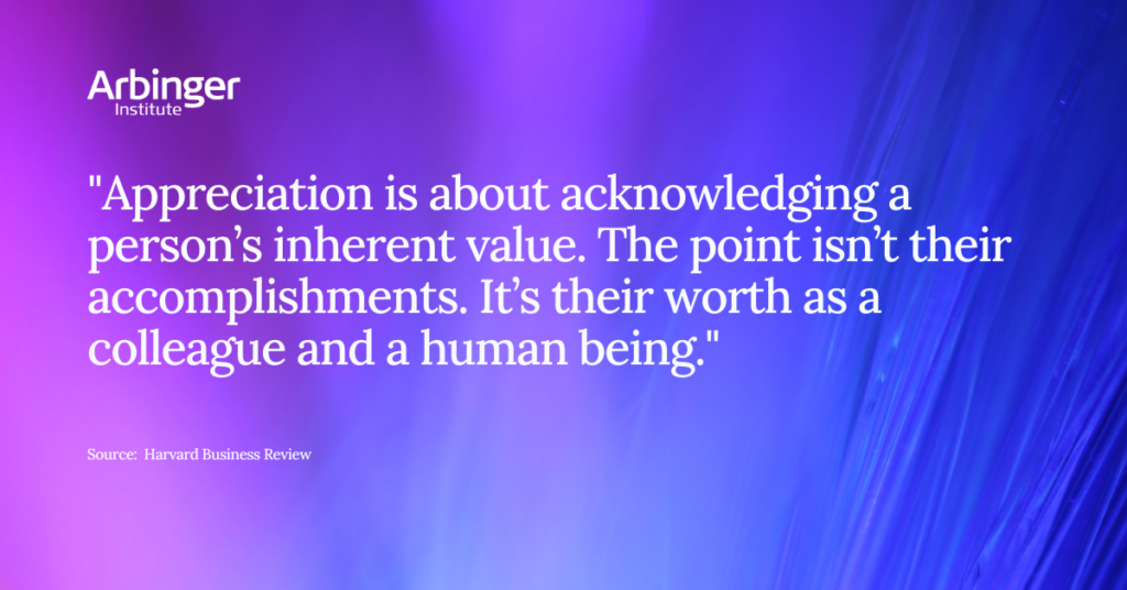 Appreciation and company culture quote